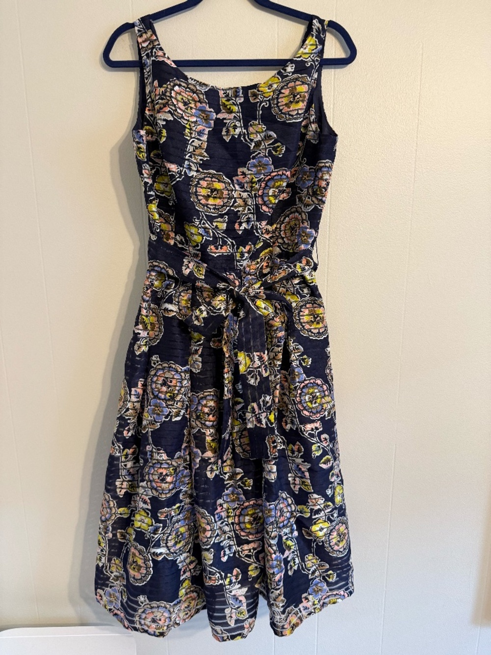 Women's Tommy Hilfiger Sleeveless Dress With Belt/Sash, Size 12, Fully Lined